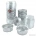Aluminum Foil Ramekins Cup 2-11/16 For Muffin Cupcake Custard Baking Bake With Dome Lid 20Sets. - B017N2YSNW
